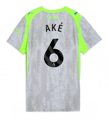 Manchester City Nathan Ake #6 Tredjetrøje Dame 2025-26 Kortærmet